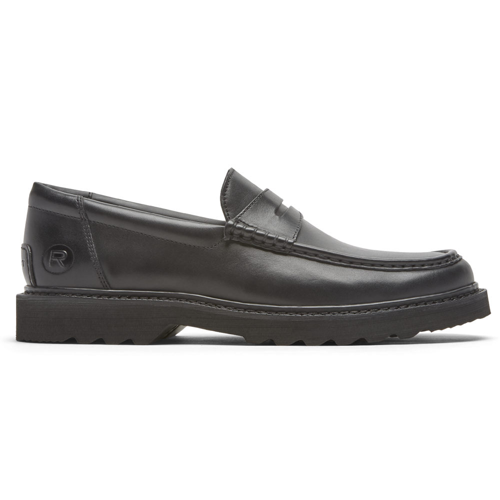 Rockport Singapore Mens Slip-On - Peirson Penny Keeper Black - KN1702695